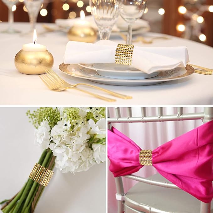 Accmor 150pcs Napkin Rings, DIY Decoration - Image 5