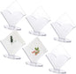 6 Pack Napkin Holder Acrylic Cocktail Napkin Holder for Bathroom Kitchen Dining Table, Coffee Filter Holder Hotel Restaurant décor, Clear