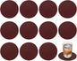uxcell Round Faux Leather Coasters 4 Inch, Drink Coasters Suit by uxcell