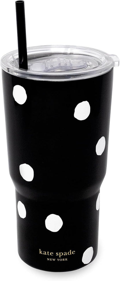 kate spade new york 20 oz Insulated Tumbler, Enchanted Dot | Stainless Steel Cup by Unknown