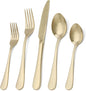 Matte champagne Silverware Set, 20-Piece Stainless Steel Flatware Set, Kitchen by Sharecook