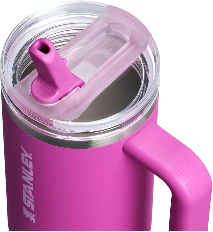 STANLEY Quencher ProTour Flipstraw Tumbler, 30 oz, Dark Blossom | Built-In - Image 2