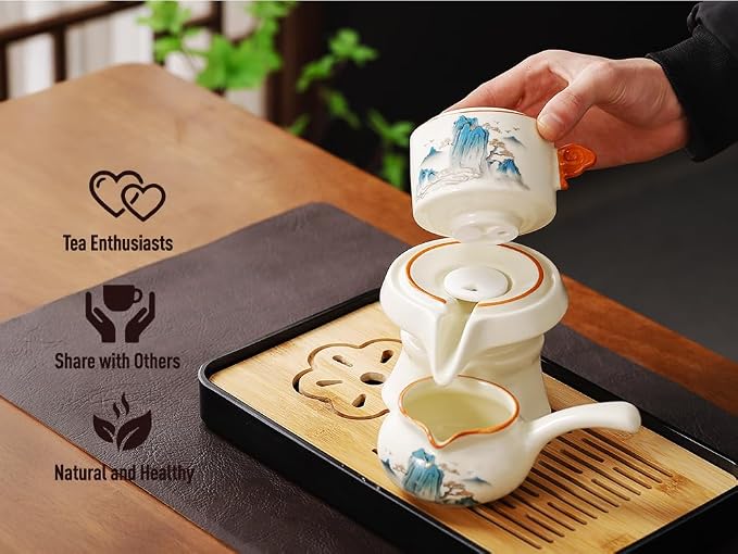 Semi Automatic Tea Set Magic Teapot - Image 3