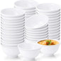 Tioncy 50 Pcs Bowls Set Unbreakable Dessert Soup Salad Bowls by Tioncy