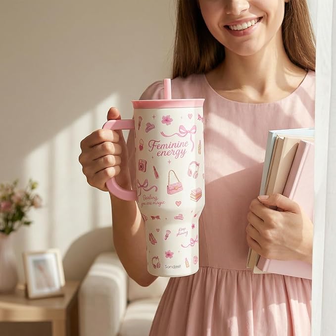 SANDJEST Women's Things 40oz Tumbler - Image 6