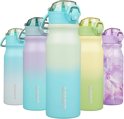 BJPKPK 25 oz Insulated Water Bottle, Stainless Steel Flask | Leak Proof Locking by BJPKPK