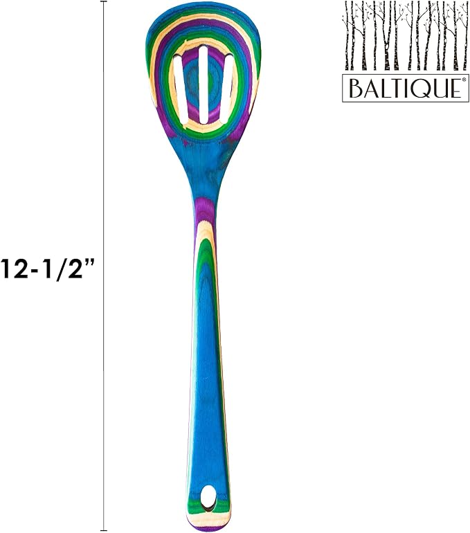 Totally Bamboo Baltique Mumbai Collection 12-1/2" Wooden Cooking Spoon - Image 4