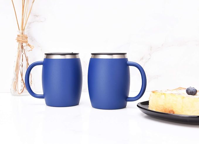 CHILLOUT LIFE Stainless Steel Insulated Coffee Mugs Set of 2 – Double Wall - Image 5