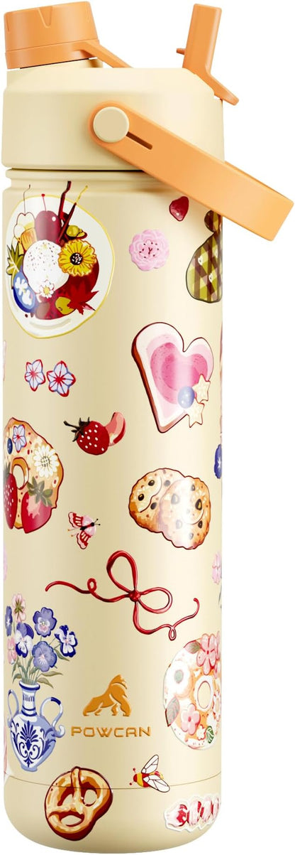 POWCAN 26 oz Insulated Water Bottle by POWCAN