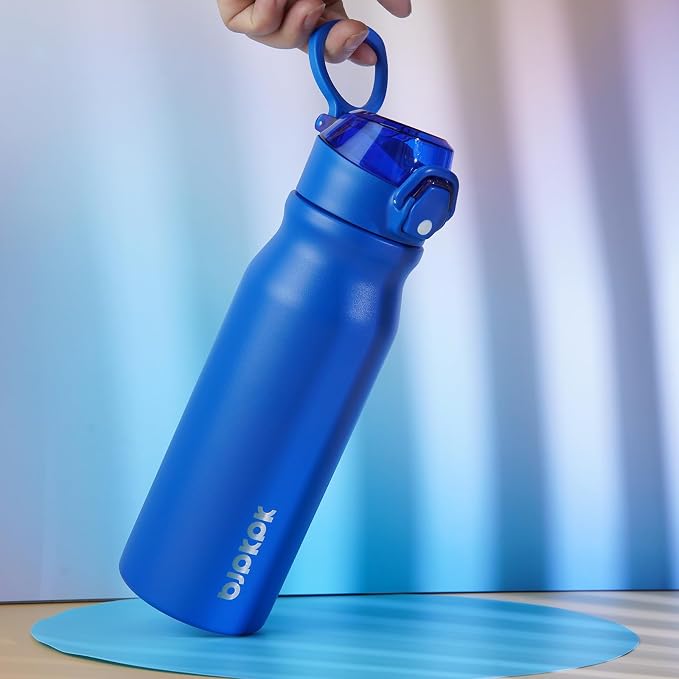 BJPKPK 25 oz Insulated Water Bottle, Stainless Steel Flask | Leak Proof Locking - Image 5