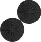2 Pack Silicone Coasters for Drinks-Black Spider Shape Coaster by CAETOUNG