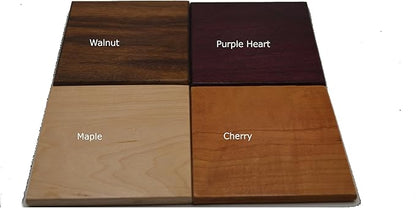 Personalized Wooden Coasters with Monogram, Wedding Date Engraved, Family Name- Choice of Wood (Wedding Couple)