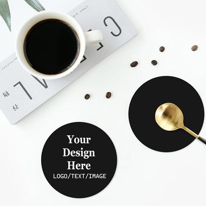 Custom Leather Coasters with Logo Bulk Personalized Coasters | Customized - Image 5