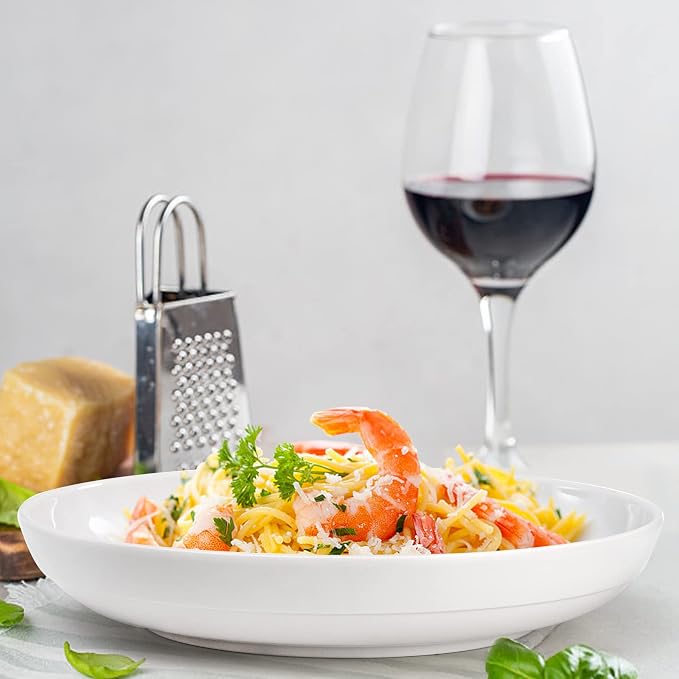 Fasmov Melamine Pasta Bowls, 6 Pack 9 inches 30 Oz Large Salad Serving Bowls - Image 5