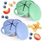 2 Pack Snack Cups for Toddlers Spill Proof by Daximo