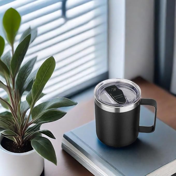 Volhoply 14oz Insulated Stainless Steel Coffee Mug - Image 5