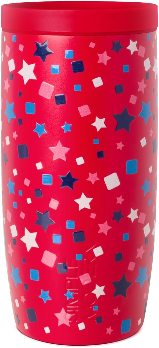 Simple Modern Insulated Travel Coffee Mug 360° Lid | 16oz | Stars | Voyager by Unknown