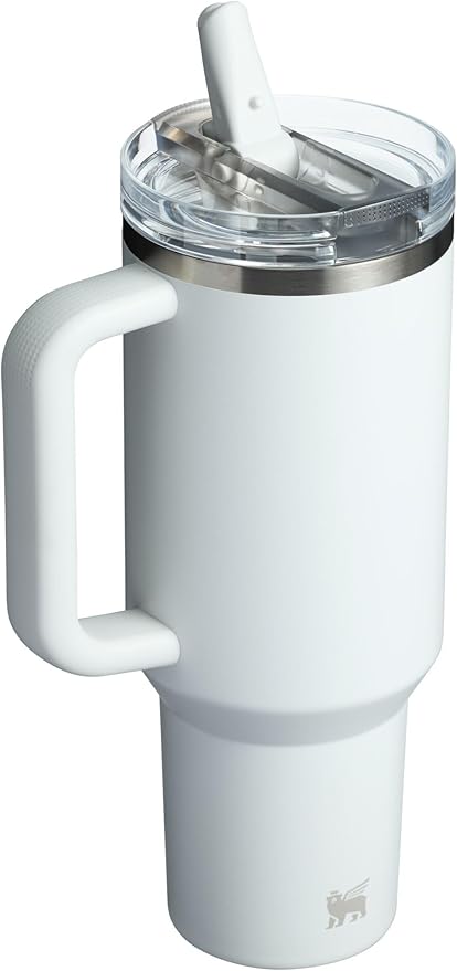STANLEY Quencher ProTour Flipstraw Tumbler, 40 oz, Frost | Built-In Straw & - Image 3