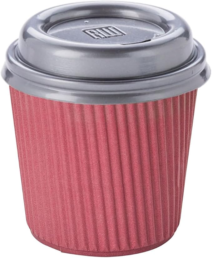 4 oz Crimson Paper Coffee Cup - Image 6