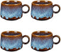 Japanese Tea Cups Set of 4pcs, 7oz Elegant Ceramic Matcha Cups by Unknown