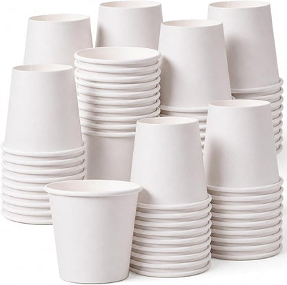 100 Pcs Mini Coffee Cups Brown Culture Cup 2oz Disposable Bathroom Cups Paper by Unknown
