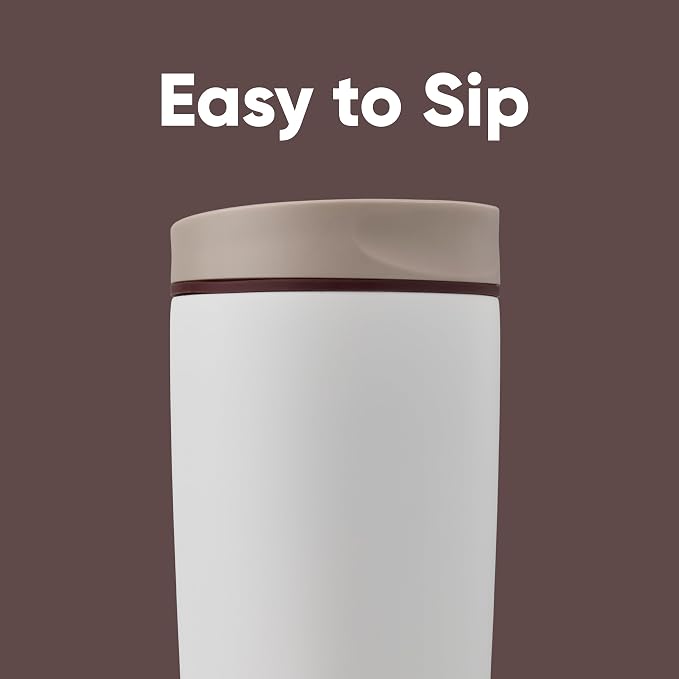 Owala SmoothSip Slider Insulated Stainless Steel Coffee's Tumbler, Reusable - Image 2