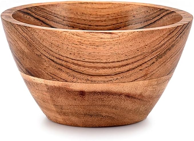 Acacia Wood Bowl Sets of 4 for Kitchen Meal Party and Nuts - Image 4