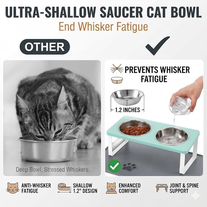 Summark Upgraded Elevated Cat Bowls - Image 2