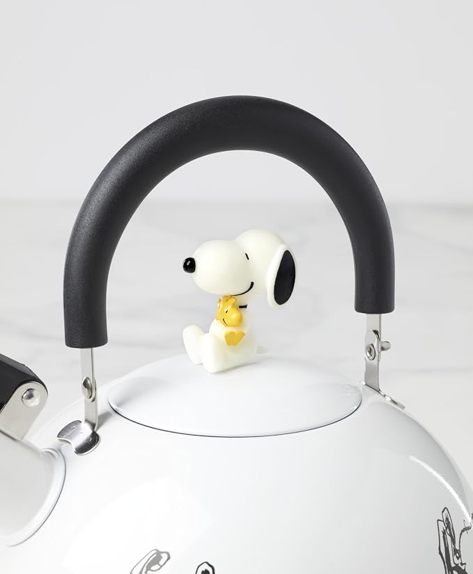 Lenox Chef Snoopy Enamelware Tea Kettle, 84.5oz | Dishwasher safe | Peanuts - Image 4
