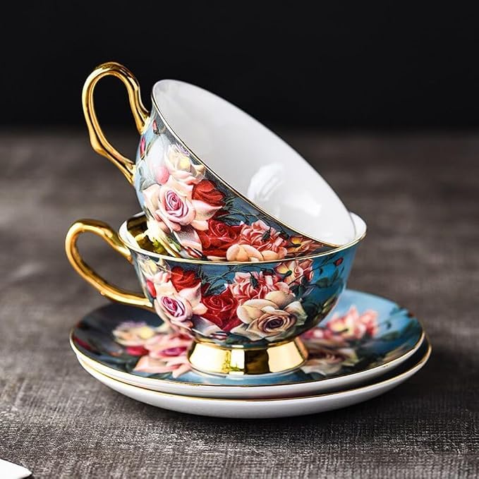 Bone China Cup& Saucer Set - Image 8