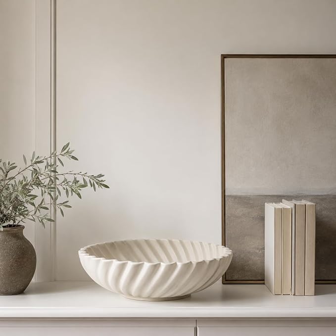 Ceramic Decorative Bowl, Stylish Fruit Bowl - Image 2