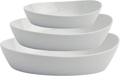 Denmark White Porcelain Chip Resistant Scratch Resistant Commercial Grade by DenmarkToolsforCooks