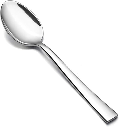 Dinner Spoons Set of 12, E-far 7.9 Inch Stainless Steel Soup Spoons Tablespoons by E-far