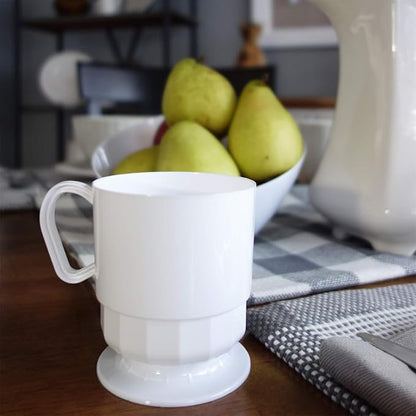 Party Essentials 8-Ounce Hard Plastic Coffee Cup/Tea Mug - Image 5
