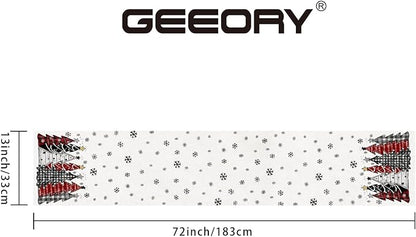 Christmas Table Runner 13x72 Inch, Xmas Tees Snowflakes Holiday Decorative - Image 7