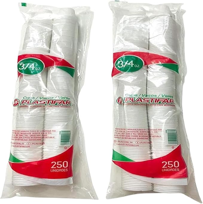 Mini Disposable Cuban Style and Espresso Coffee Cups 3/4 oz. Pack of 500 - Image 2