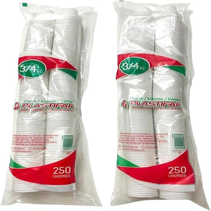 Mini Disposable Cuban Style and Espresso Coffee Cups 3/4 oz. Pack of 500 - Image 2