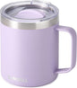 SUNWILL Travel Coffee Mug with Lid, Insulated Tumbler with Handle, 14 oz by SUNWILL