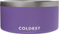 Coldest Dog Bowl - Anti Rust Metal, Non Slip, 3 Layers Insulated Stainless Steel Dog Bowls - Spill Proof & Heavy Duty - Water Bowl for Dogs, Cats & Pets, Dish Washer Safe (200 oz, Galaxy Purple)