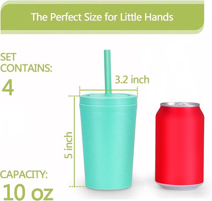 Homestockplus Reusable Wheat Straw Cups - Image 4