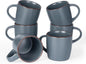 famiware Mercury Coffee Mugs 13 oz, Coffee Mugs Set of 6 by Famiware