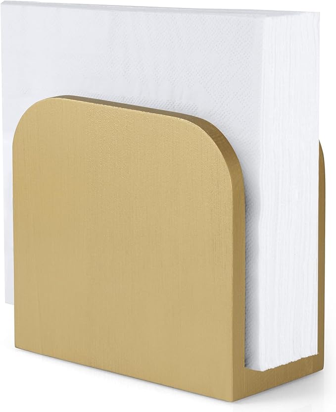 ALELION Wooden Napkin Holder for Table, Upright Napkin Holders for Kitchen by ALELION
