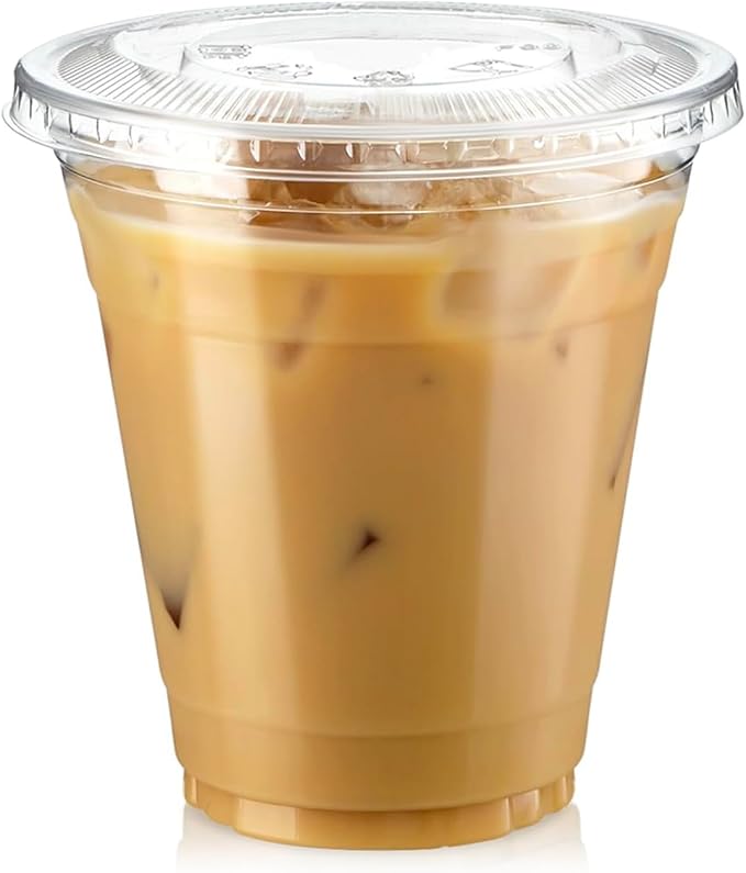 Fit Meal Prep 100 Pack 12 oz Clear Plastic Cups by FMPBRANDS