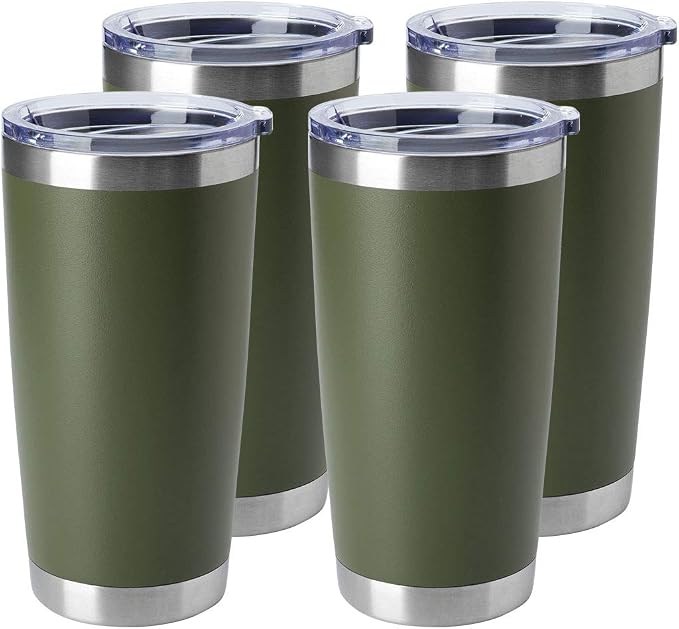 HASLE OUTFITTERS 20oz Stainless Steel Tumblers Bulk, Insulated Travel Cup by HASLEOUTFITTERS