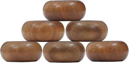 Napkin Rings, Wood Napkin Rings Napkin Holders Buckles - Image 4