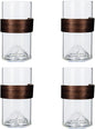 Mountain View Glass Cups – Modern Clear Glass Cups Set, Stylish and Functional by Boxonly