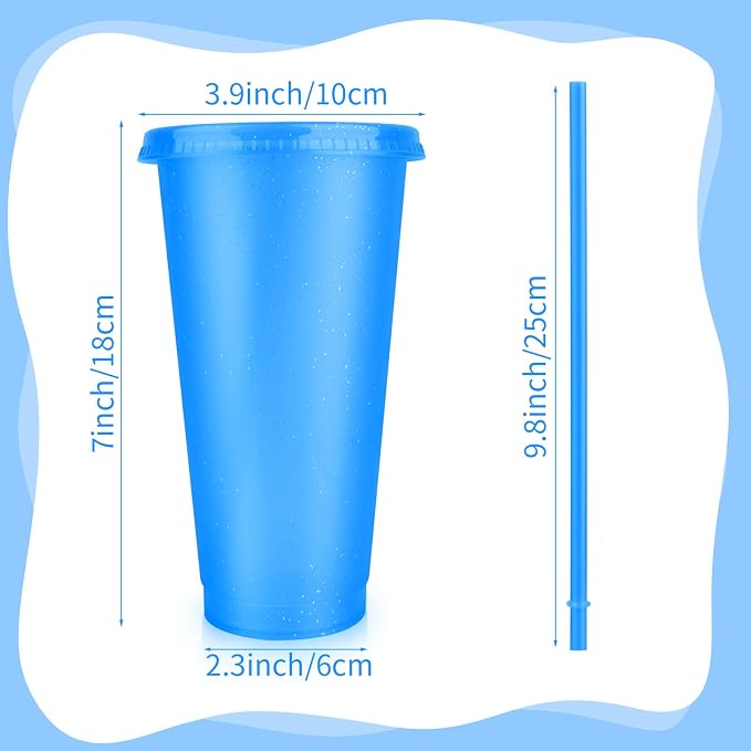 Hxezoc 16 Pieces Reusable Cups - Image 2