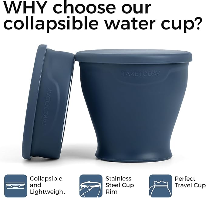 TakeToday Collapsible Cup 8 oz 4-Pack - Image 5
