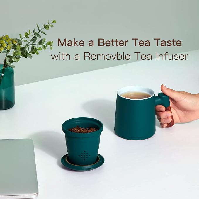 ZENS Tea Cup with Infuser and Lid - Image 2