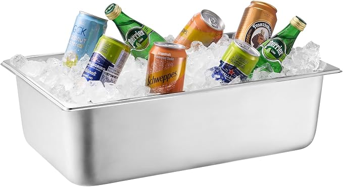 VEVOR Countertop Food Serving Display Container, 6 Pan Stainless Steel Food - Image 11